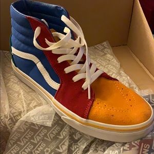 Vans high color block sneakers
